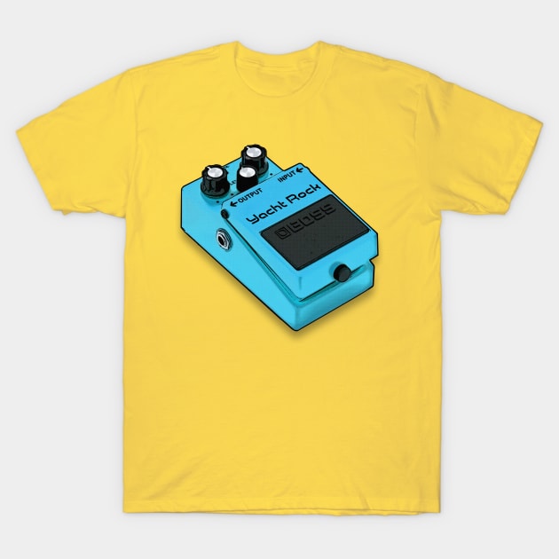 Yacht Rock Guitar Effects Pedal /// Guitarist Design T-Shirt by DankFutura